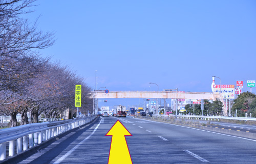 国道一号線バイパスを静岡・富士方面に向かって進みます。